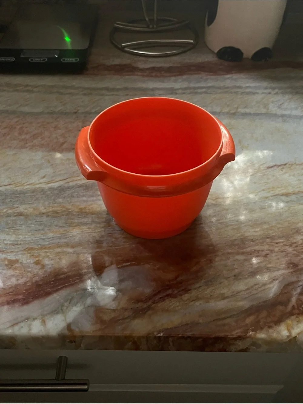 Vintage Tupperware Orange Servalier Bowl #886-4 Replacement Container No Lid USA